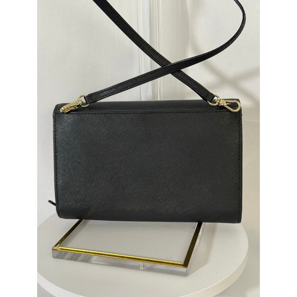 Kate Spade 4pc Black Set Tote Crossbody Wallet Phone Bundle - Picture 13 of 16